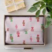 クリスマスキャンディ柄 薄葉紙 (ギフト)