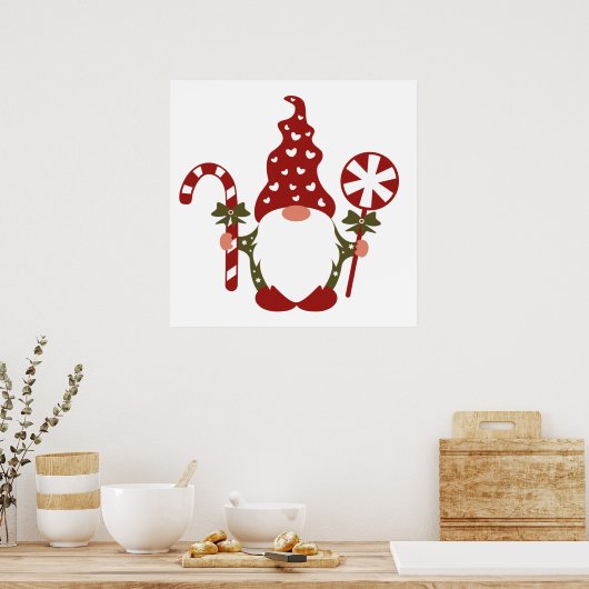 クリスマスキャンディ格言ポスター ポスター (キッチン)