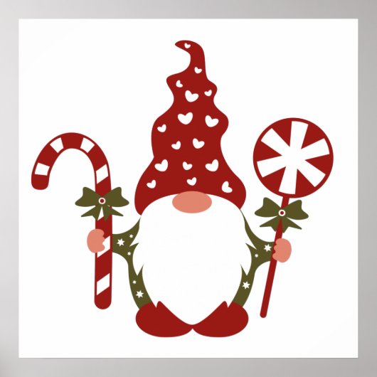 クリスマスキャンディ格言ポスター ポスター (正面)