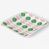 クリスマスキャンディ紙プレート ペーパープレート (傾斜あり)