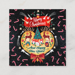 クリスマスキャンディ エンクロージャーカード