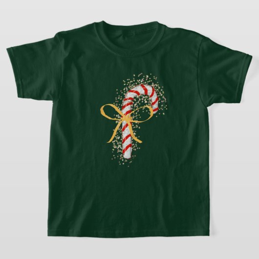 クリスマスキャンディ キッズTシャツ Tシャツ (レイダウン)