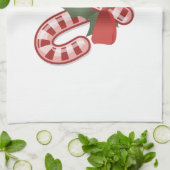 クリスマスキャンディ キッチンタオル (折り畳み)