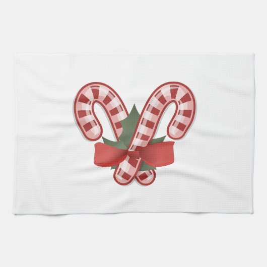 クリスマスキャンディ キッチンタオル (横)