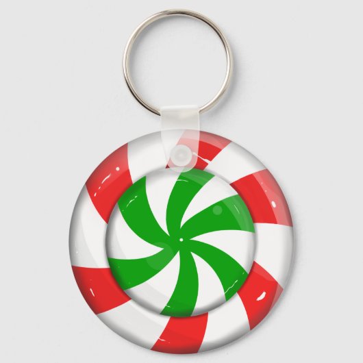 クリスマスキャンディ キーホルダー (正面)