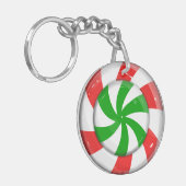 クリスマスキャンディ キーホルダー (正面左)