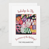 クリスマスキャンディ シーズンカード (正面/裏面)