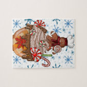 クリスマスキャンディ&ジンジャーブレッドのジグソーパズル ジグソーパズル (横)