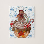 クリスマスキャンディ&ジンジャーブレッドのジグソーパズル ジグソーパズル (縦)