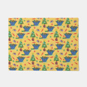 クリスマスキャンディ ドアマット (正面)