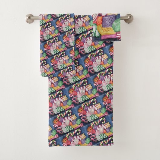 クリスマスキャンディ バスタオルセット (インサイチュ)