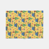 クリスマスキャンディ フリースブランケット (正面(横))