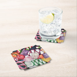 クリスマスキャンディ ペーパーコースター