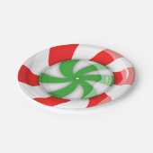 クリスマスキャンディ ペーパープレート (アングル)