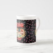 クリスマスキャンディ ボーンチャイナマグカップ (正面右)