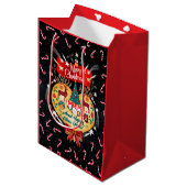 クリスマスキャンディ ミディアムペーパーバッグ (正面アングル)