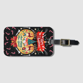 クリスマスキャンディ ラゲッジタグ