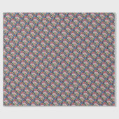 クリスマスキャンディ ラッピングペーパー (フラット)