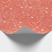 クリスマスキャンディ ラッピングペーパー (角)