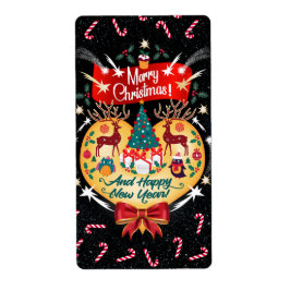 クリスマスキャンディ ラベル