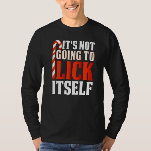 クリスマスキャンディXmaxを舐めるつもりはない Tシャツ (正面)