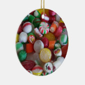 クリスマスキャンデーのオーナメント セラミックオーナメント (右)