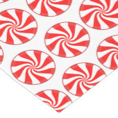 クリスマスキャンデーのペパーミント ミディアムテーブルランナー (コーナー)