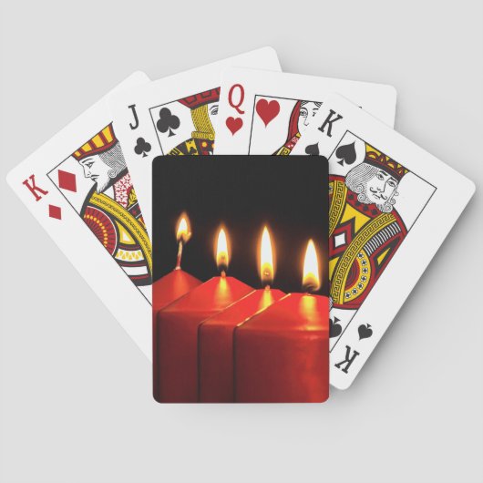 クリスマスキャンドルアドベントリース トランプ (裏面)