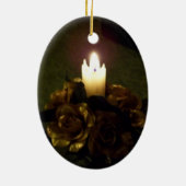 クリスマスキャンドルオーナメント セラミックオーナメント (裏面)