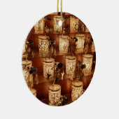 クリスマスキャンドルクリスマスツリーオーナメント セラミックオーナメント (右)