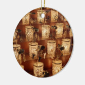 クリスマスキャンドルクリスマスツリーオーナメント セラミックオーナメント (左)