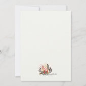 クリスマスキャンドルフォトホリデーカード シーズンカード (裏面)