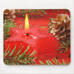 クリスマスキャンドルマウスパッド マウスパッド
