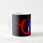 クリスマスキャンドルマグ コーヒーマグカップ (正面左)