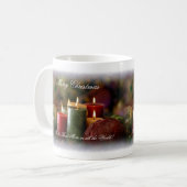 クリスマスキャンドルマグ コーヒーマグカップ (正面左)