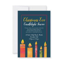 クリスマスキャンドルライトサービス5キャンドルアート