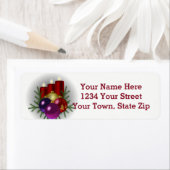 クリスマスキャンドル住所 シール (インサイチュ)