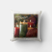 クリスマスキャンドル装飾用クッション クッション (正面)