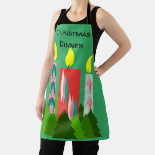 クリスマスキャンドル エプロン