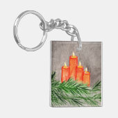 クリスマスキャンドル キーホルダー (正面左)