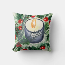 クリスマスキャンドル クッション