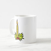 クリスマスキャンドル コーヒーマグカップ (正面左)