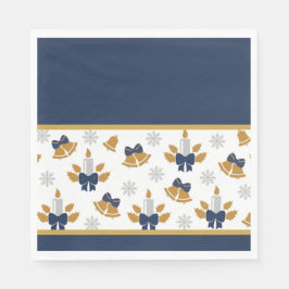 クリスマスキャンドル スタンダードランチョンナプキン