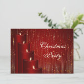 クリスマスキャンドル&スパークル 招待状 (スタンド正面)