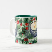 クリスマスキャンドル ツートーンマグカップ (正面左)