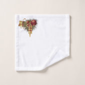 クリスマスキャンドル バスタオルセット (ウォッシュタオル)