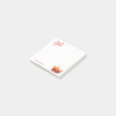 クリスマスキャンドル、ボール、雪片パーソナライズされた- ポストイット (アングル)