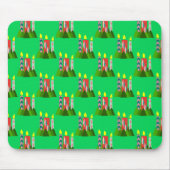 クリスマスキャンドル マウスパッド (正面)