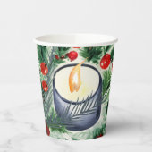クリスマスキャンドル 紙コップ (左)