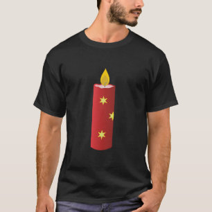 クリスマスキャンドル Tシャツ